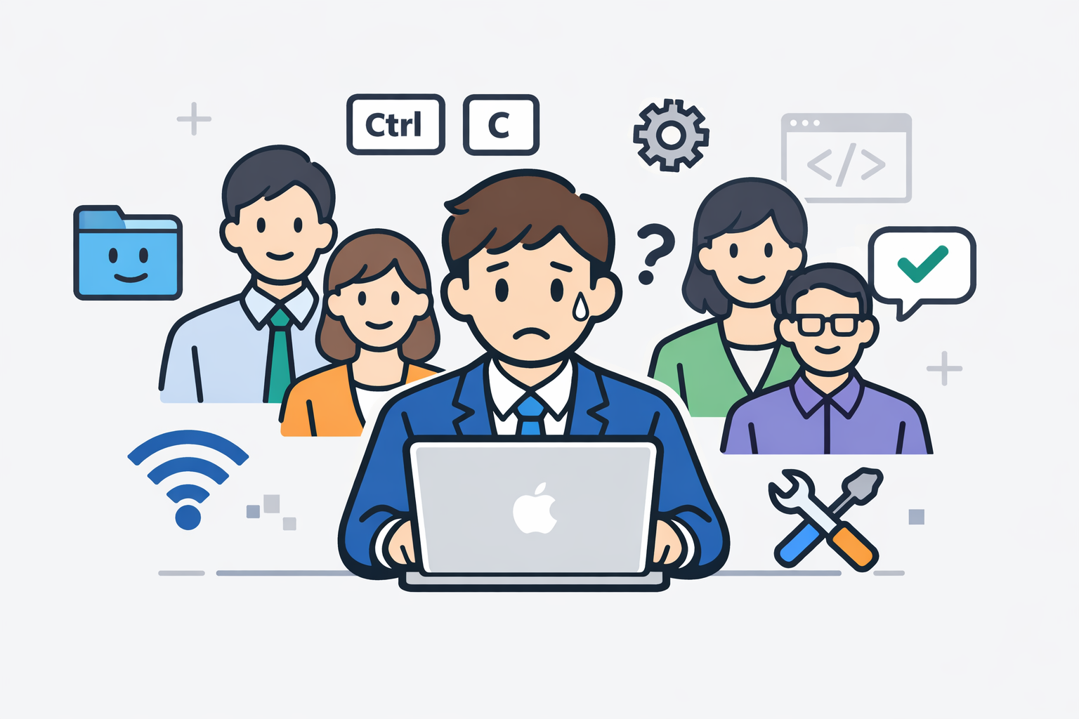 会社支給Macで最初につまずく7つのポイント